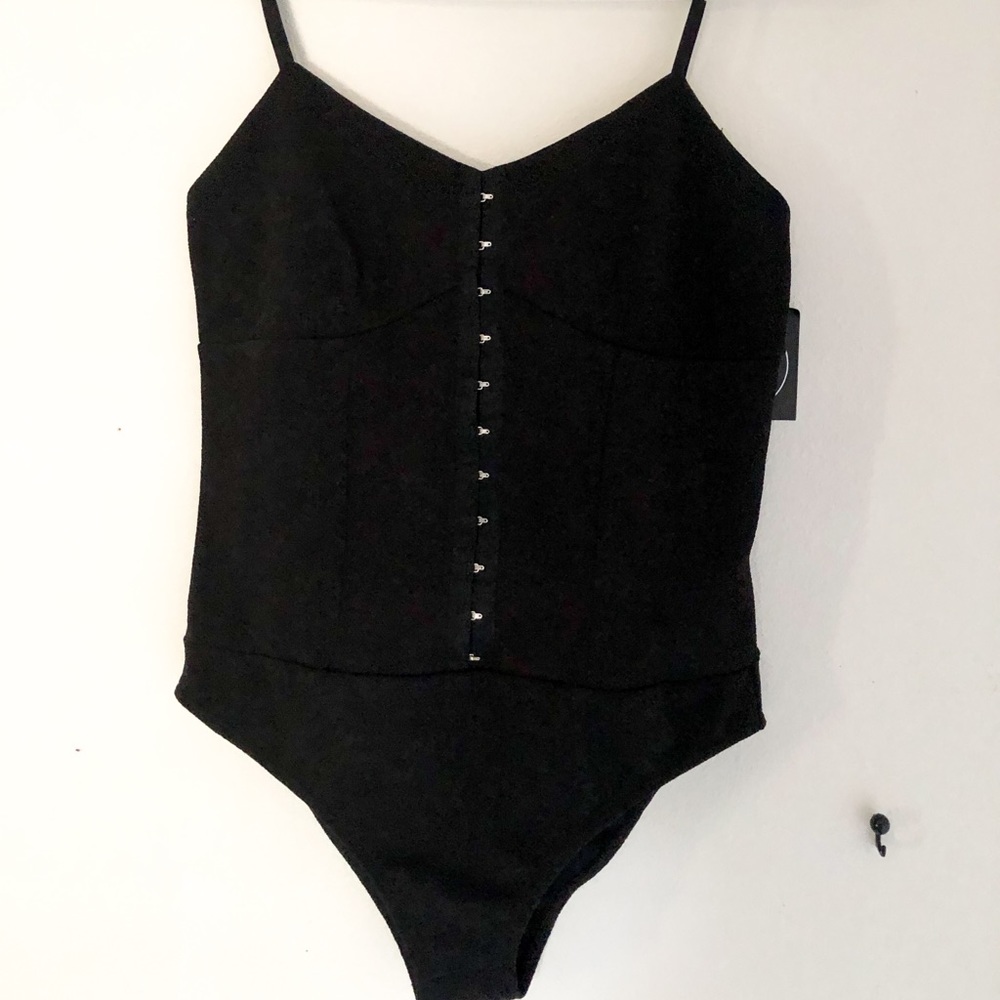 NEW Buckle Up Corset-like Bodysuit